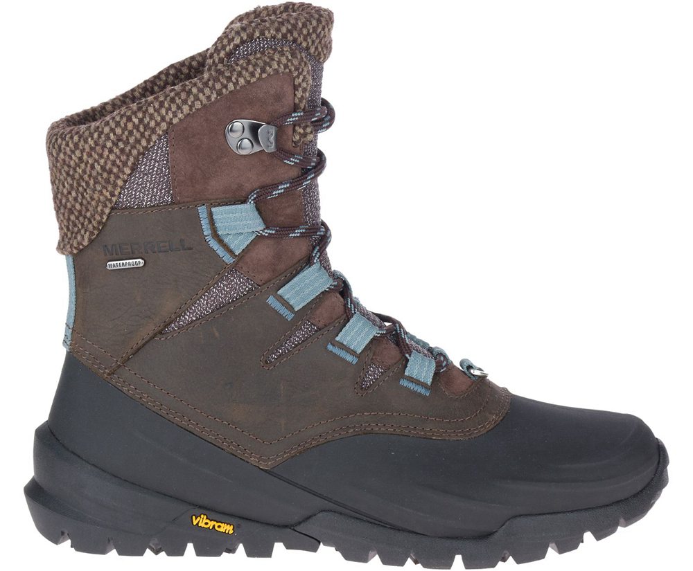 Merrell Boots Brown - Thermo Aurora 2 Mid Shell Waterproof - Womens 23GEXMCPN